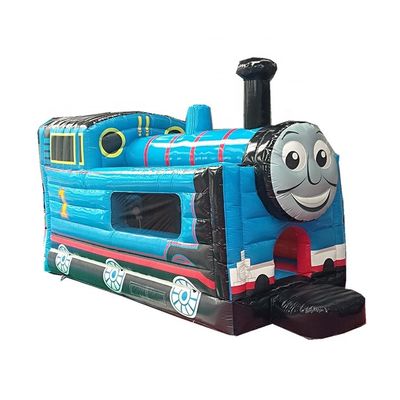 As Picture Thomas Little Train Bouncy Castle Slide Combo Inflatable Castle With Slide