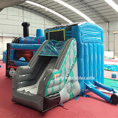 As Picture Thomas Little Train Bouncy Castle Slide Combo Inflatable Castle With Slide
