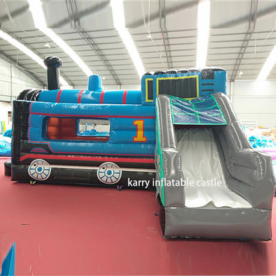 As Picture Thomas Little Train Bouncy Castle Slide Combo Inflatable Castle With Slide