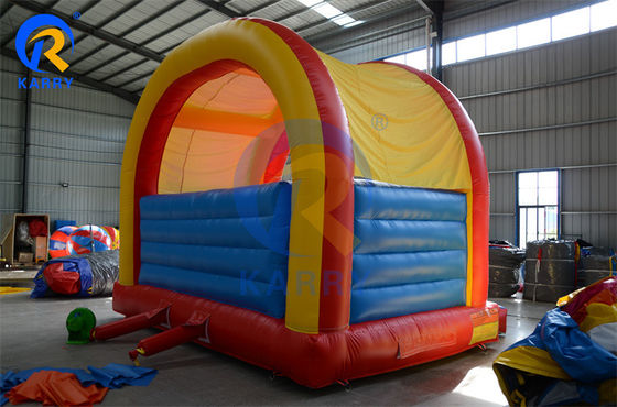 Inflatable Castle Game Big Mouth Monkey Happy Animal World Theme Bouncing House with Slide