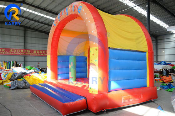 Inflatable Castle Game Big Mouth Monkey Happy Animal World Theme Bouncing House with Slide