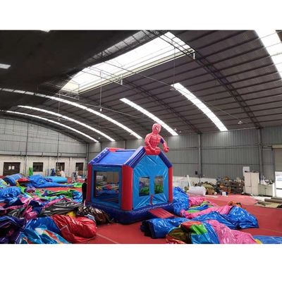 CE Blower Included Spider-Man Inflatable Bouncer Custom Commercial Bounce House