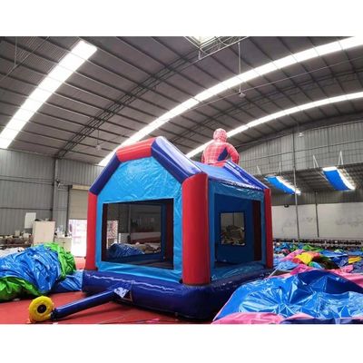 CE Blower Included Spider-Man Inflatable Bouncer Custom Commercial Bounce House