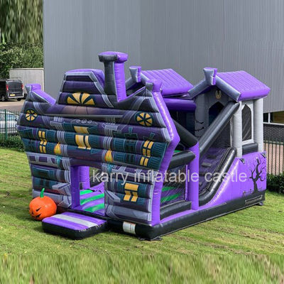 PORTABLE Most Popular Halloween Haunted House Inflatable Obstacle Bouncer Castle
