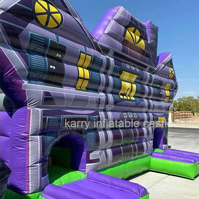 PORTABLE Most Popular Halloween Haunted House Inflatable Obstacle Bouncer Castle