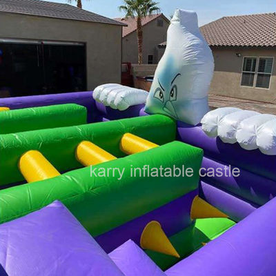 PORTABLE Most Popular Halloween Haunted House Inflatable Obstacle Bouncer Castle
