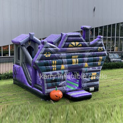PORTABLE Most Popular Halloween Haunted House Inflatable Obstacle Bouncer Castle