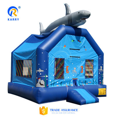 Thread Accessories Happy Hop Bouncer Castle for Children Cartoon Dophin Inflatable Toy
