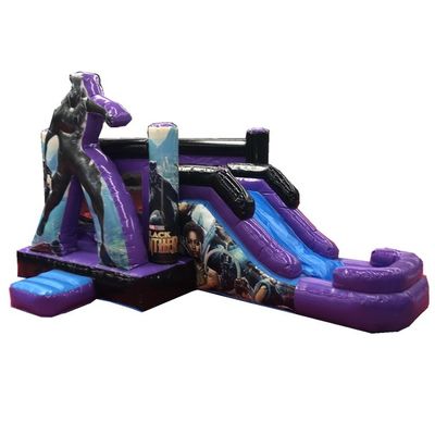 CE Certificate Cartoon Printing Inflatable Bounce House and Slide Combo for Party