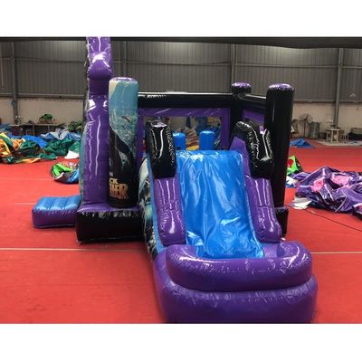 CE Certificate Cartoon Printing Inflatable Bounce House and Slide Combo for Party