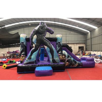 CE Certificate Cartoon Printing Inflatable Bounce House and Slide Combo for Party