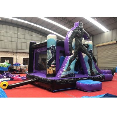 CE Certificate Cartoon Printing Inflatable Bounce House and Slide Combo for Party