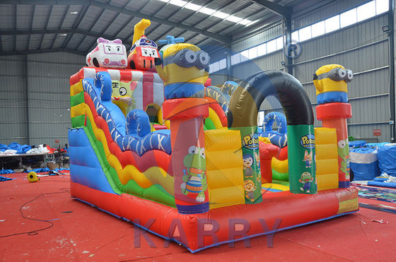 Peter Pan Theme Bouncy Castle Slide Combo Inflatable Fun Jumpers with PVC tarpaulin