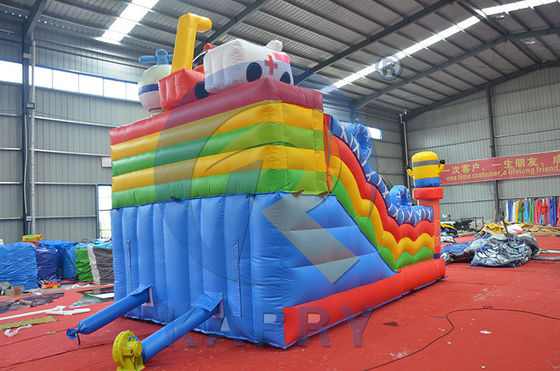 Peter Pan Theme Bouncy Castle Slide Combo Inflatable Fun Jumpers with PVC tarpaulin
