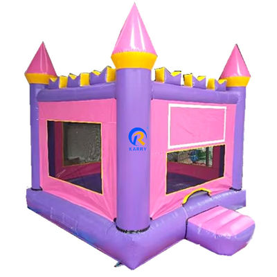 Pink Inflatable Bouncer Castle for Children's Indoor Jumping Fun