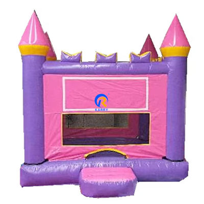 Pink Inflatable Bouncer Castle for Children's Indoor Jumping Fun