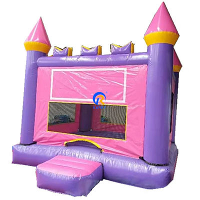 Pink Inflatable Bouncer Castle for Children's Indoor Jumping Fun
