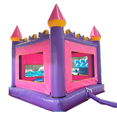 Pink Inflatable Bouncer Castle for Children's Indoor Jumping Fun