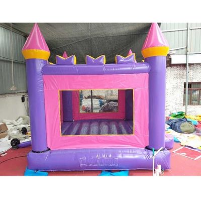 Pink Inflatable Bouncer Castle for Children's Indoor Jumping Fun