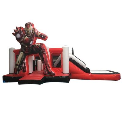 KR-BH610 Super Hero 3D Spiderman Kids Inflatable Bouncer Jumping Castle