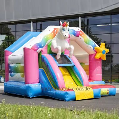 ExquisitelyOutdoor Playground kids inflatable slide bouncer with Blower