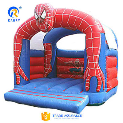 PVC Customized Color Spider-Man Bouncy Castle for Outdoor Kids Inflatable Sport Games