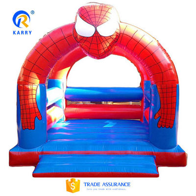 PVC Customized Color Spider-Man Bouncy Castle for Outdoor Kids Inflatable Sport Games