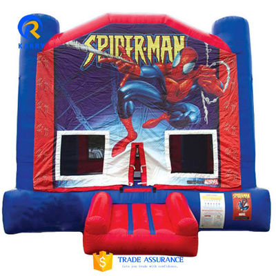 PVC Customized Color Spider-Man Bouncy Castle for Outdoor Kids Inflatable Sport Games
