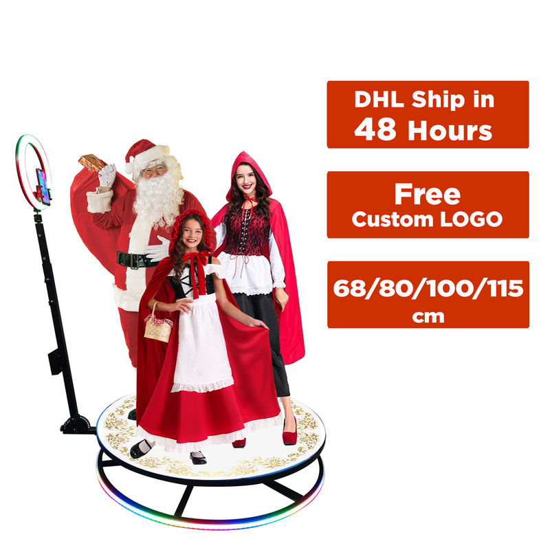 Gro Compatible Devices 2024 Overhead 360 Photo Booth for Slow Motion Rotating Video Selfie