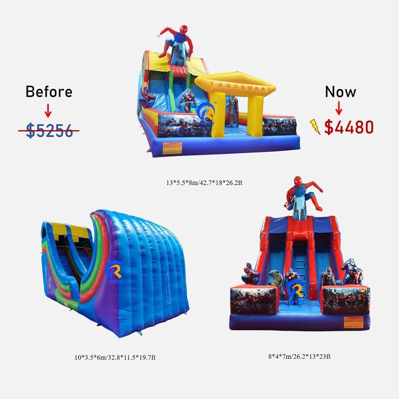 Spiderman Inflatable Slides for Kids The Perfect Addition to Your Party Rental Inventory