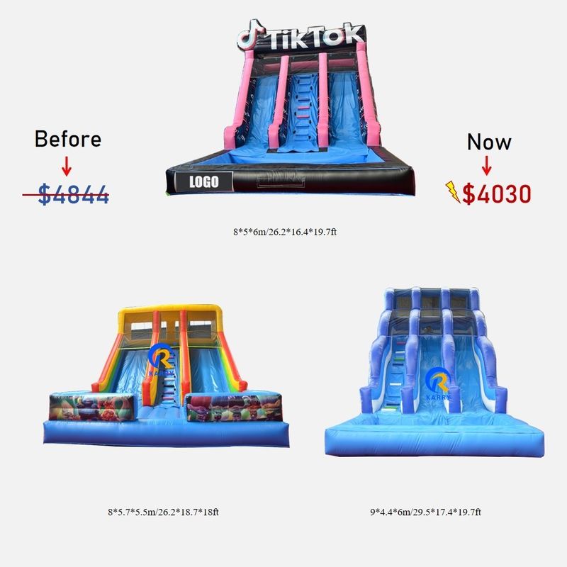 CE/EN71/EN14960 Certified Inflatable Water Slides for Adults Indoor and Outdoor