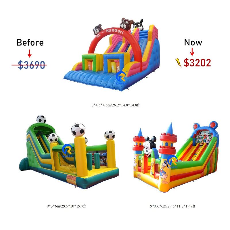 Inflatable Slides Combo Bounce House for Kids Indoor Outdoor Entertainment Party Rentals