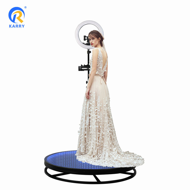360 Video Photobooth Automatic With Led Magic Mirror Ipad for Popular Wedding Live Event
