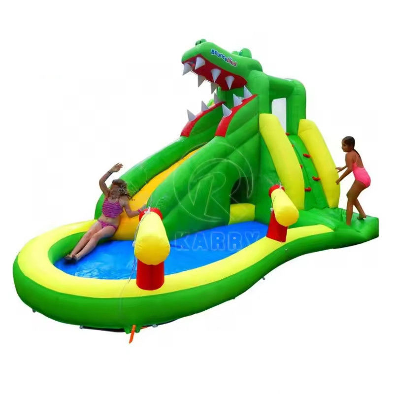 PVC Material Kids Game Outdoor Small Inflatable Water Park Games with and 5-10 Passengers