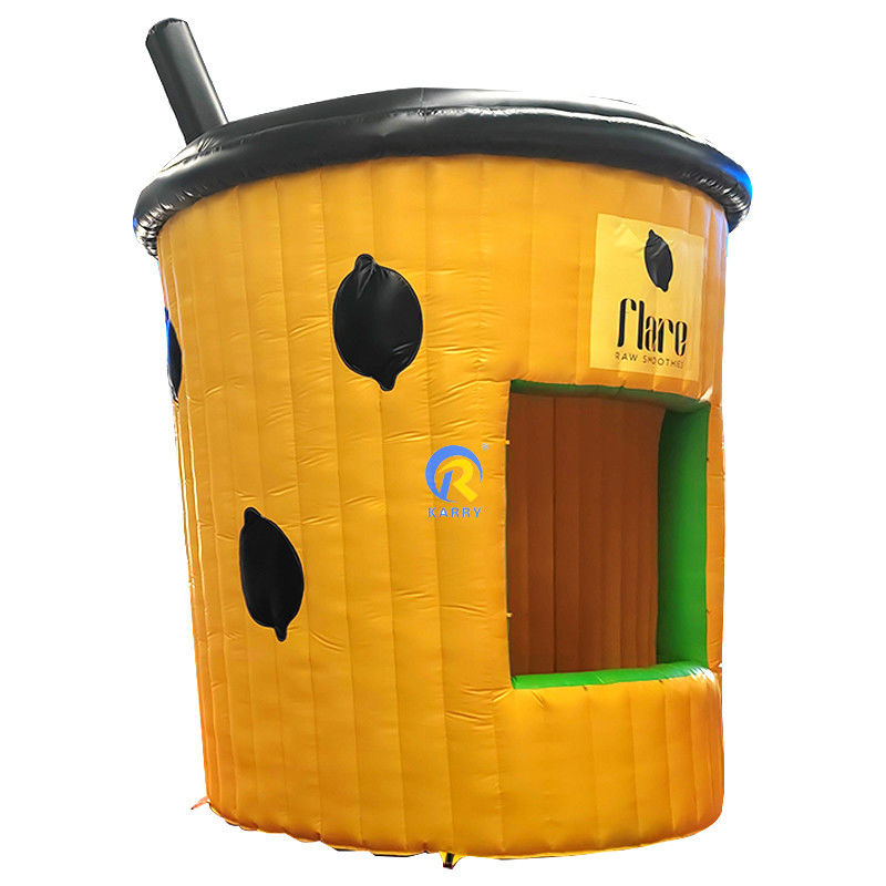 Sea/Air/Express Shipping Lemon Cup Inflatable House for Toddler Commercial Bouncy House