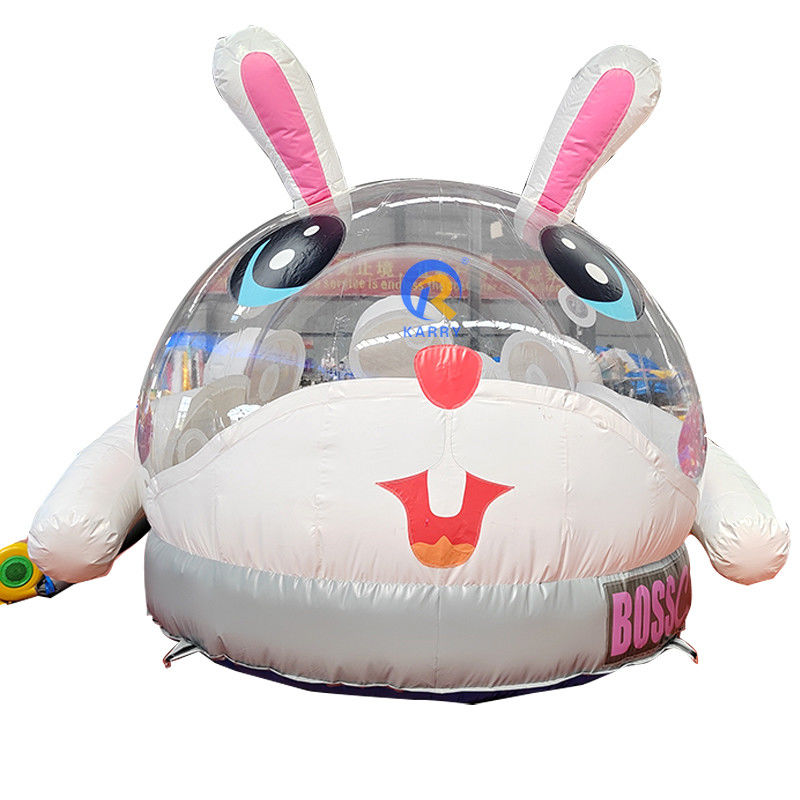 CE/EN71/EN14960 Certified Inflatable Bubble Tent for Toddlers White Outdoor Bounce House