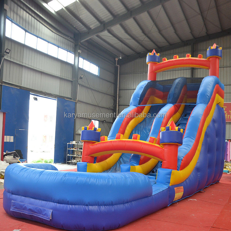 CE/EN71/EN14960 Certified 29f Inflatable Pool Slide Perfect for Indoor and Outdoor Fun