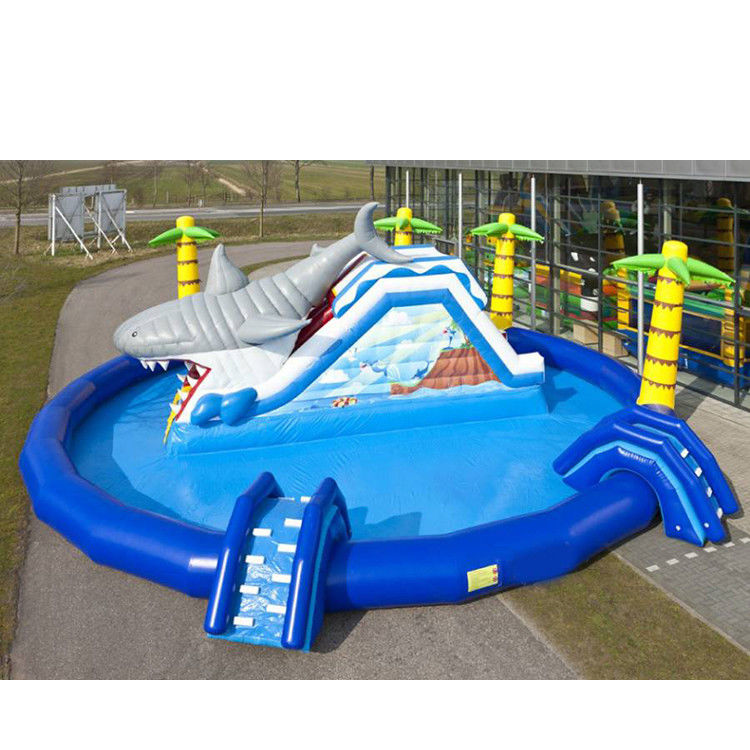 Inflatable Water Park Slides for Kids' Parties Durable Combo Slide and Swimming Pool