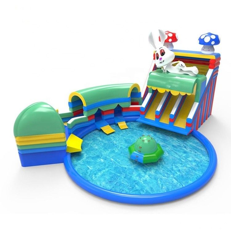 Max Capacity 100-500kg Inflatable Water Park Water Attractions Amusement Park for Party