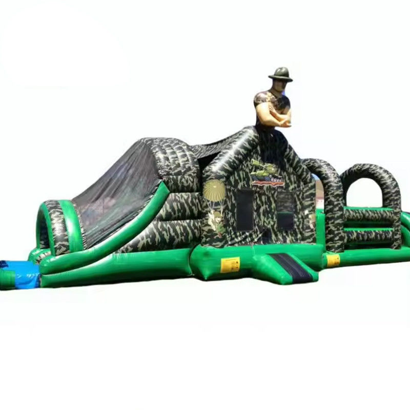 CE/EN71/EN14960 Approved Inflatable Obstacle Course for 0.55mm PVC Tarpaulin Material