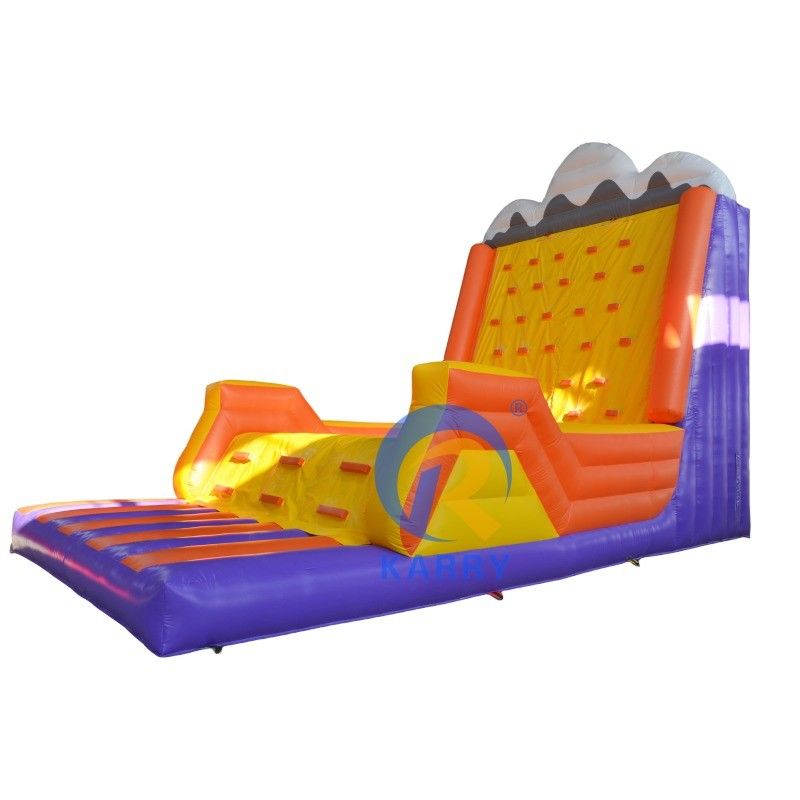 14 Years up Customized Color Inflatable Rock Climbing Wall for Sport Game Customized