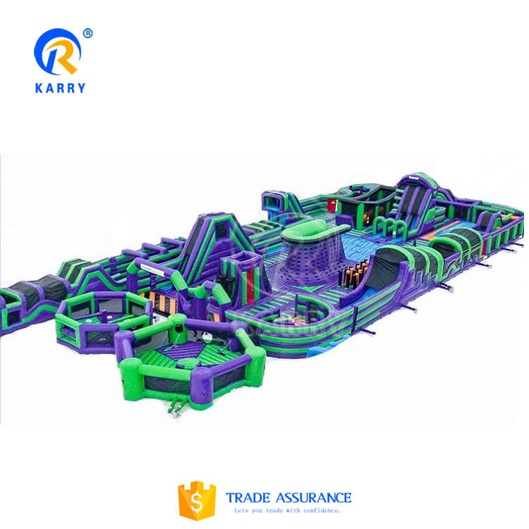 Insane Giant Inflatable 5K Run Obstacle Course Shipping Way By Sea/By Air/By Express