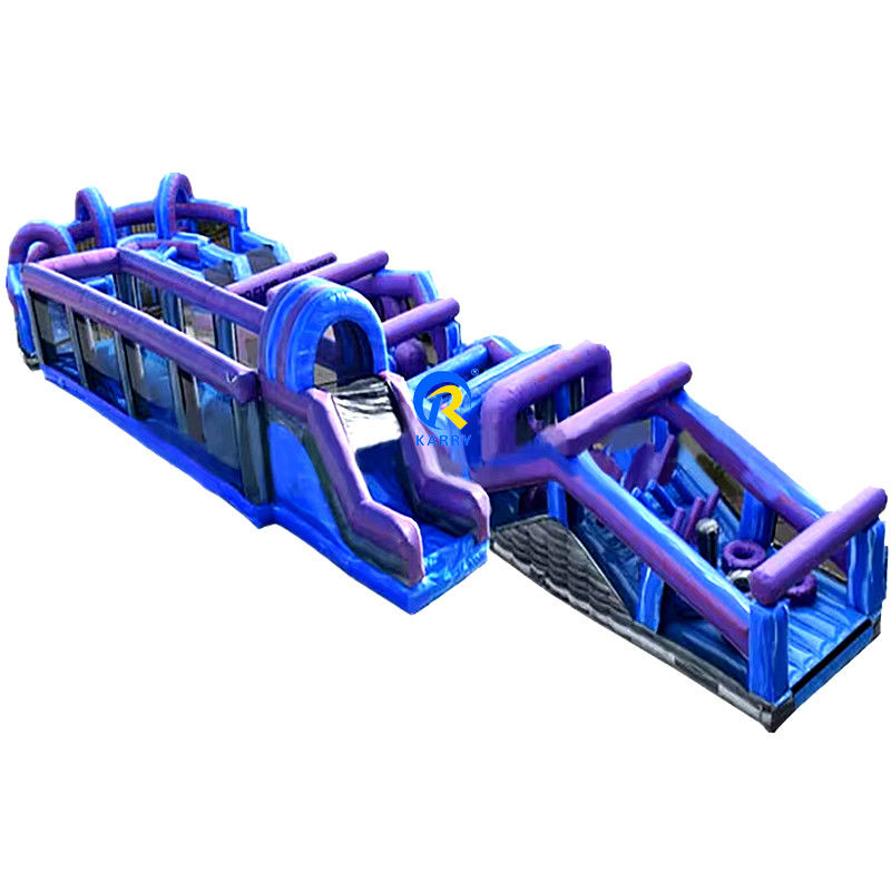 Commercial Large Adults Inflatable Obstacle Course for Interactive Sport Game in PVC