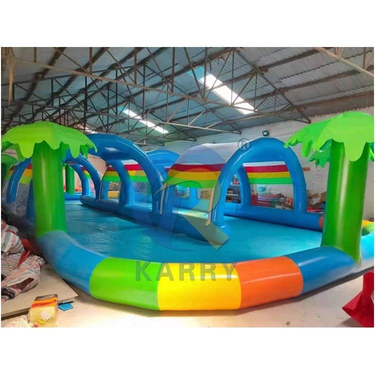 Kids and Adults Inflatable Tent Water Pool with Sun Cover Made of PVC Material