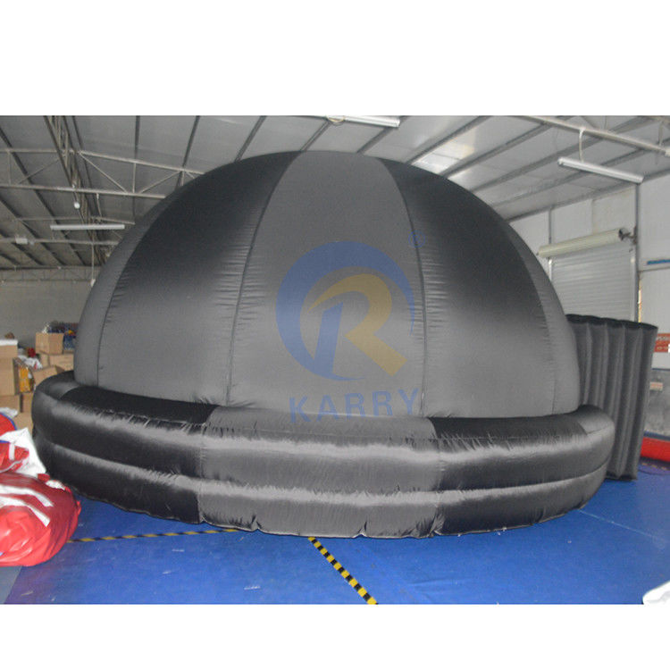 Waterproof and Airtight Commercial Black Inflatable Dome Tent for Party at Night Club