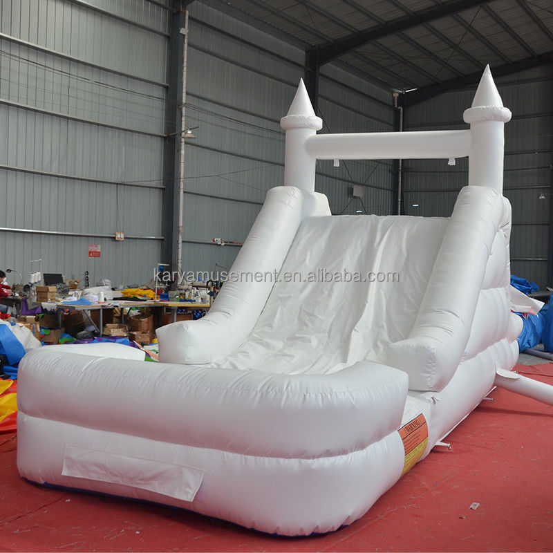 Inflatable Castle Slide Combination Gas White Slide with Blower C/E or U/L Standard