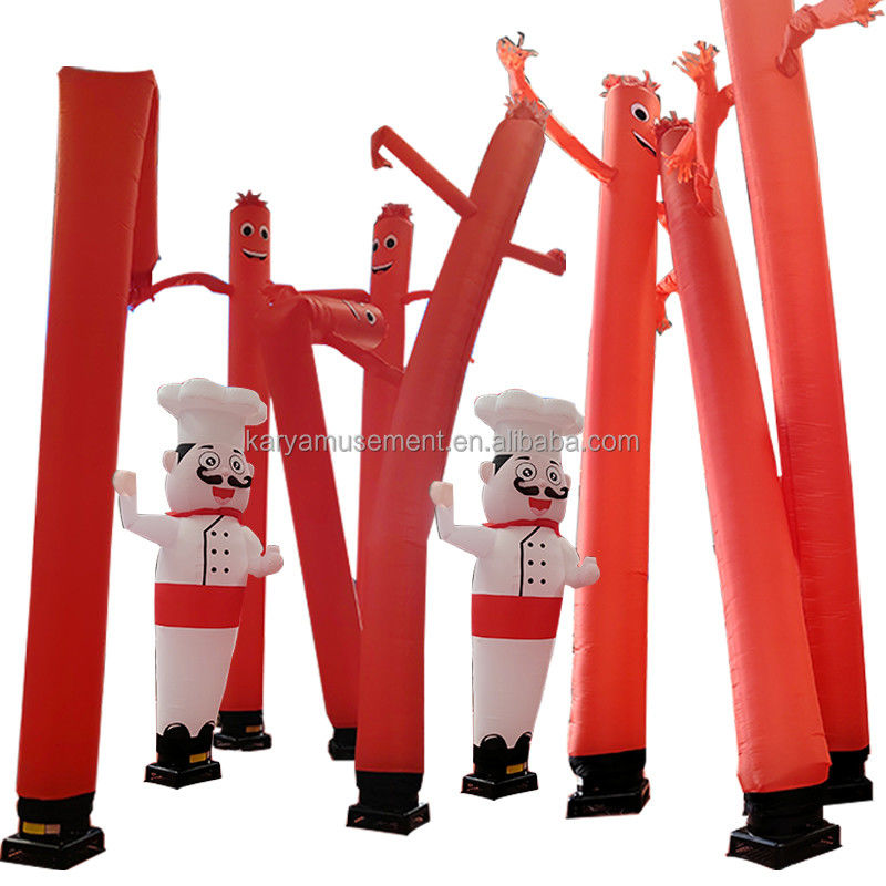 Customized Size and Color Inflatable Chef Dancer Star for Advertising at Party Events