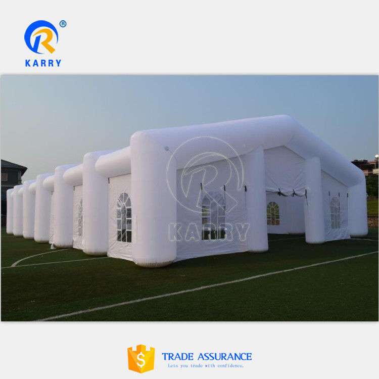 Large Inflatable Shelter Tent PVC Fabric Warehouse Building Tent for Outdoor Events