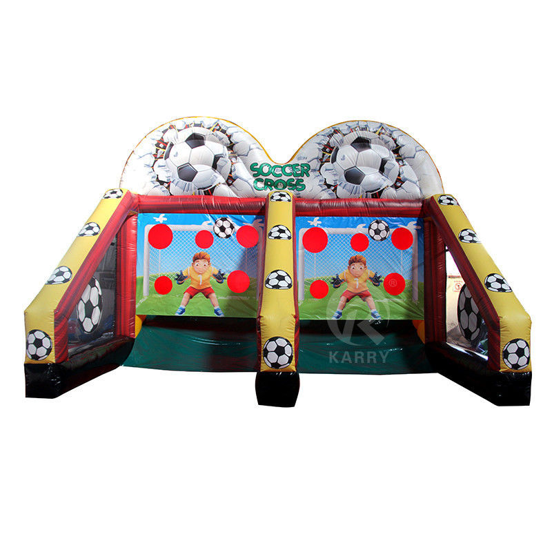 Indoor or Outdoor Inflatable Penalty Shootout for Unisex Interactive Sport Games