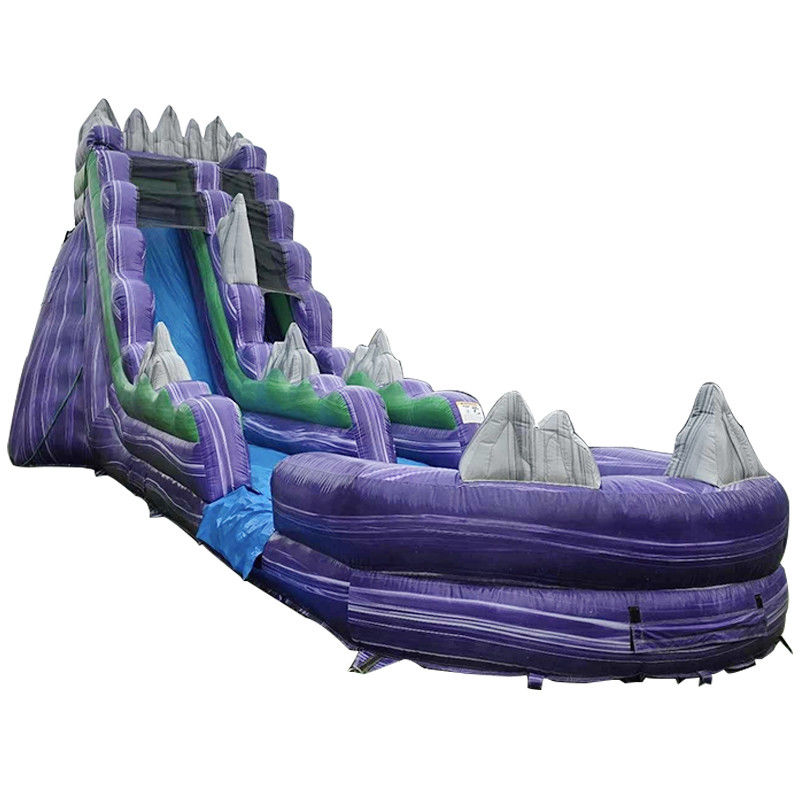 Digital Printing Rockery Theme Water Slide Inflatable for Indoor and Outdoor Entertainment